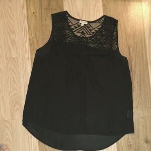 Black Sleeveless Blouse